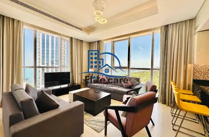 Apartment - 2 Bedrooms - 3 Bathrooms for rent in Al Jowhara Tower - Corniche Road - Abu Dhabi