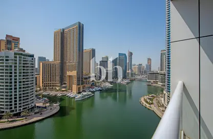 شقة - 2 غرف نوم - 2 حمامات للايجار في برج كنتننتال - دبي مارينا - دبي