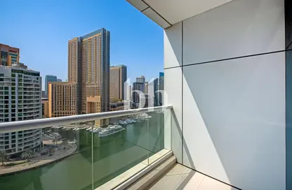 شقة - 2 غرف نوم - 3 حمامات للايجار في برج كنتننتال - دبي مارينا - دبي