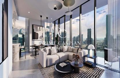Apartment - Studio - 1 Bathroom for sale in Peninsula Four - Peninsula - Business Bay - Dubai
