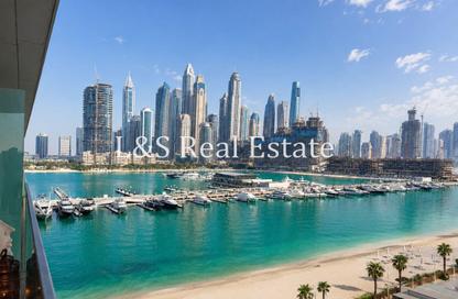 شقة - غرفة نوم - 1 حمام للايجار في برج Palace Beach ريزيدنس 1 - بالاس بيتش ريزيدنس - إعمار بيتشفرونت - دبي هاربور - دبي