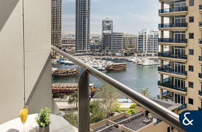 Apartment - Studio - 1 Bathroom for sale in Sparkle Tower 2 - Sparkle Towers - Dubai Marina - Dubai