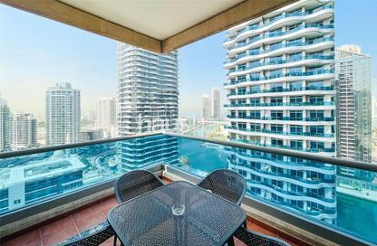 Apartment - 1 Bedroom - 2 Bathrooms for rent in Zumurud Tower - Dubai Marina - Dubai