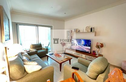 Apartment - 1 Bedroom - 2 Bathrooms for rent in Marina Heights - Dubai Marina - Dubai
