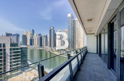 Apartment - 2 Bedrooms - 3 Bathrooms for rent in Silverene Tower A - Silverene - Dubai Marina - Dubai