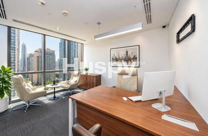 Office Space - Studio - 1 for rent in Marina Plaza - Dubai Marina - Dubai