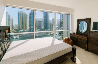 شقة - غرفة نوم - 2 حمامات للايجار في مارينا تيراس - دبي مارينا - دبي