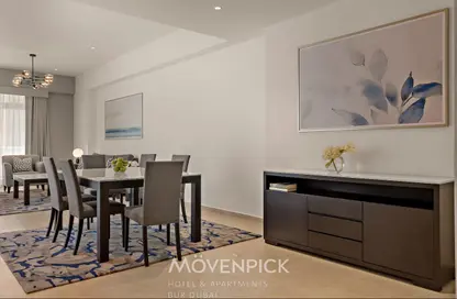 Apartment - 3 Bedrooms - 3 Bathrooms for rent in Movenpick Hotel  and  Apartments Bur Dubai - Oud Metha - Bur Dubai - Dubai
