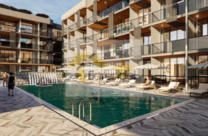 Apartment - 2 - 3 for sale in Golden Woods Albab Views - Residential District - Dubai South (Dubai World Central) - Dubai Apartment - 2 - 3 for sale in Golden Woods Albab Views - Residential District - Dubai South (Dubai World Central) - Dubai