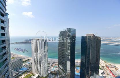 Apartment - 3 Bedrooms - 4 Bathrooms for rent in Al Fattan Marine Tower - Al Fattan Marine Towers - Jumeirah Beach Residence - Dubai