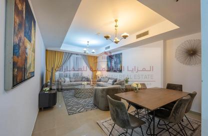 Apartment - 3 Bedrooms - 3 Bathrooms for rent in Sunset Tower - Al Mamzar - Al Mamzar - Sharjah - Sharjah