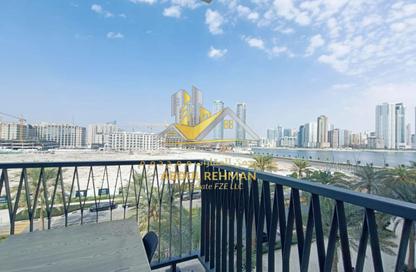 Apartment - 3 Bedrooms - 4 Bathrooms for rent in Indigo Beach Residence - Maryam Island - Al Khan - Sharjah