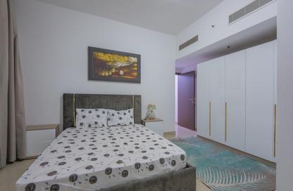 Apartment - 2 - 2 for rent in Beach Tower 2 - Al Khan Lagoon - Al Khan - Sharjah