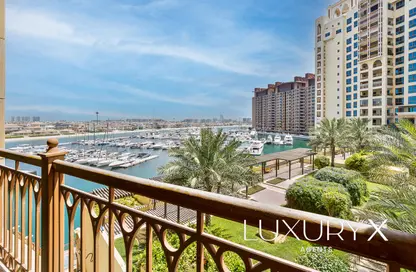 Apartment - 2 Bedrooms - 3 Bathrooms for rent in Marina Residences 5 - Marina Residences - Palm Jumeirah - Dubai