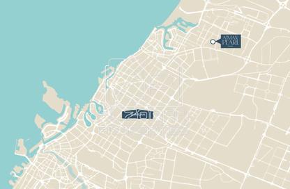 Apartment - 2 Bedrooms - 3 Bathrooms for sale in Tower C1 - Ajman Pearl Towers - Ajman Downtown - Ajman