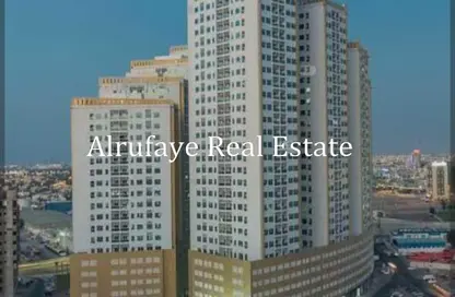 شقة - غرفة نوم - 2 حمامات للبيع في C1 برج - أبراج لؤلؤة عجمان - عجمان وسط المدينة - عجمان