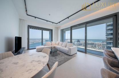 Apartment - 3 - 3 for rent in Grand Bleu Tower 1 - Emaar Beachfront - Dubai Harbour - Dubai