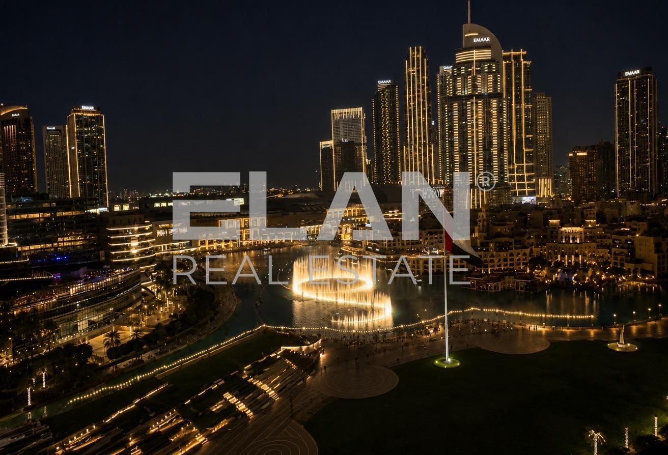 Unfurnished | Burj and Fountain Views | Bright photo 14