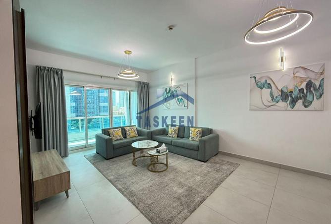 شقة مؤثثة بالكامل بغرفة نومين