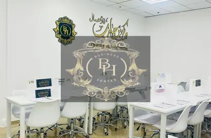 Office Space - Studio - 3 Bathrooms for rent in Corniche Tower - Ajman Corniche Road - Ajman