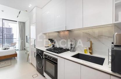 Apartment - Studio - 1 Bathroom for rent in Binghatti Azure - District 16 - Jumeirah Village Circle - Dubai