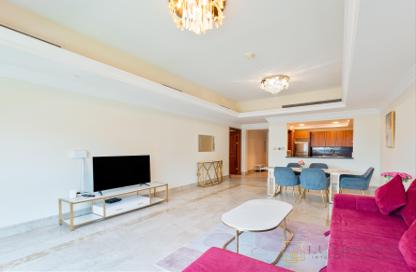 Apartment - 1 Bedroom - 2 Bathrooms for rent in The Fairmont Palm Residence South - The Fairmont Palm Residences - Palm Jumeirah - Dubai