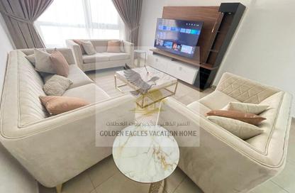 Apartment - 2 - 2 for rent in Rose Tower 1 - Rose Tower - Al Khan - Sharjah