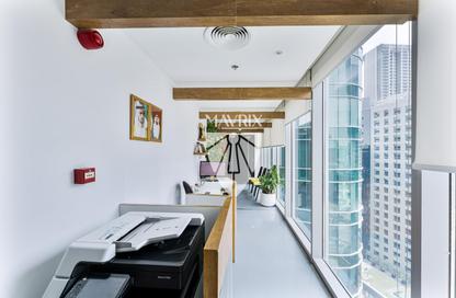 Office Space - Studio - 1 Bathroom for rent in The Binary Tower - Business Bay - Dubai