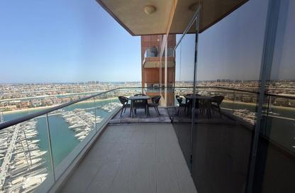 Apartment - 2 Bedrooms - 3 Bathrooms for rent in Emerald - Tiara Residences - Palm Jumeirah - Dubai