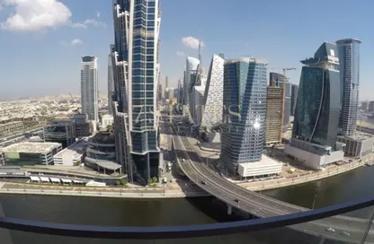 شقة - غرفة نوم - 2 حمامات للايجار في برج نورا - مدينة الحبتور - الخليج التجاري - دبي