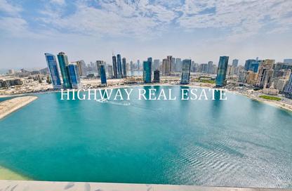 Apartment - 1 - 2 for rent in La Plage Tower - Al Mamzar - Sharjah - Sharjah