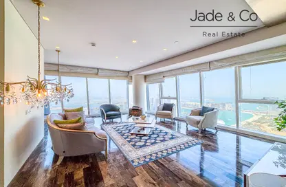 Apartment - 4 Bedrooms - 5 Bathrooms for rent in Damac Heights - Dubai Marina - Dubai