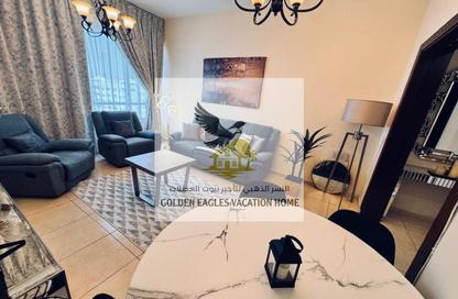 Apartment - 1 Bedroom - 2 Bathrooms for rent in Beach Tower 1 - Al Khan Lagoon - Al Khan - Sharjah Apartment - 1 Bedroom - 2 Bathrooms for rent in Beach Tower 1 - Al Khan Lagoon - Al Khan - Sharjah