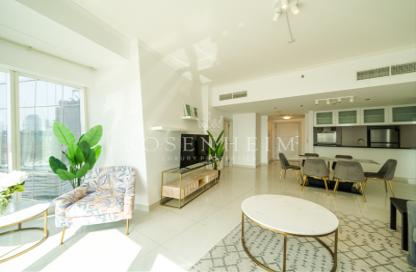 Apartment - 2 Bedrooms - 3 Bathrooms for rent in Damac Heights - Dubai Marina - Dubai