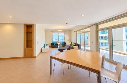 Apartment - 3 - 4 for rent in Al Das - Shoreline Apartments - Palm Jumeirah - Dubai