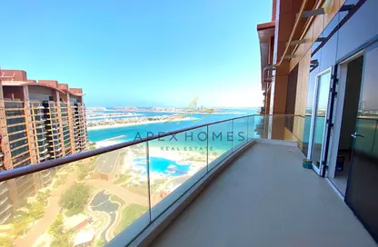 Apartment - 1 Bedroom - 2 Bathrooms for rent in Sapphire - Tiara Residences - Palm Jumeirah - Dubai