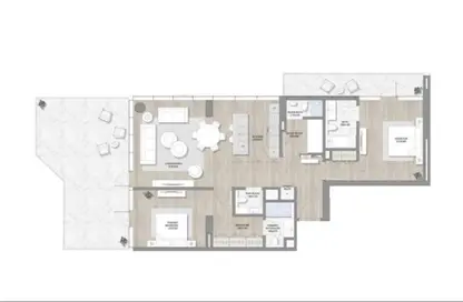 شقة - 2 غرف نوم - 3 حمامات للبيع في ميراسول - جزيرة راحة. - ميناء العرب - راس الخيمة - رأس الخيمة