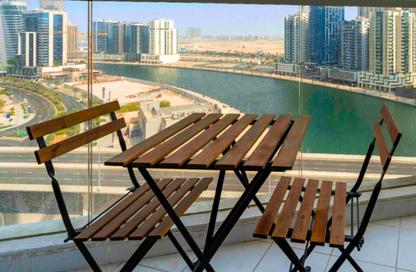 Apartment - Studio - 1 Bathroom for rent in Damac Maison Prive B - Damac Maison Prive - Business Bay - Dubai