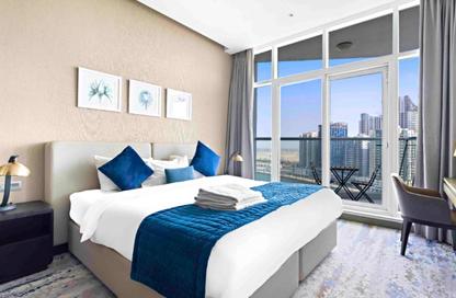 Apartment - Studio - 1 Bathroom for rent in Damac Maison Prive B - Damac Maison Prive - Business Bay - Dubai