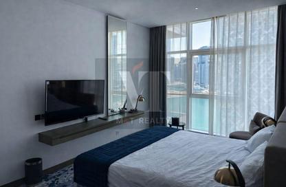 Apartment - Studio - 1 Bathroom for rent in Damac Maison Prive A - Damac Maison Prive - Business Bay - Dubai
