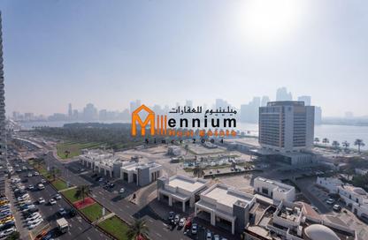 Office Space - Studio - 1 Bathroom for rent in Al Majaz Tower - Al Majaz - Sharjah