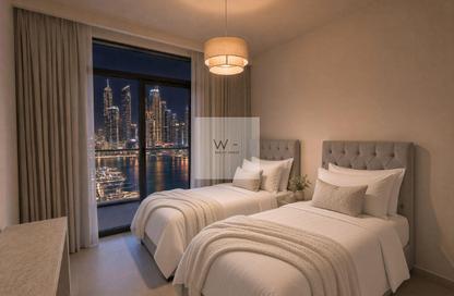 Apartment - 2 - 2 for rent in Marina Vista Tower 2 - Marina Vista - Emaar Beachfront - Dubai Harbour - Dubai