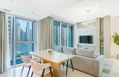 Apartment - 1 Bedroom - 1 Bathroom for rent in Beach Isle Tower 1 - Beach Isle - EMAAR Beachfront - Dubai Harbour - Dubai