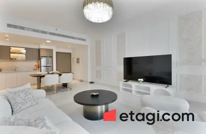 شقة - غرفة نوم - 1 حمام للايجار في جراند بلو تاور 2 - إعمار بيتشفرونت - دبي هاربور - دبي