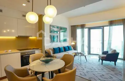 شقة - غرفة نوم - 2 حمامات للايجار في أدريس برج هاربور بوينت 2 - أدريس هاربور بوينت - مرسى خور دبي - دبي