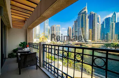 شقة - غرفة نوم - 1 حمام للايجار في برج الزمان والمكان - دبي مارينا - دبي