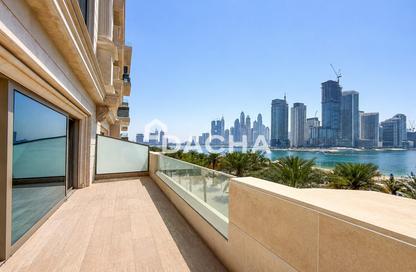 Apartment - 4 Bedrooms - 5 Bathrooms for rent in Seabird Residence - Palm Jumeirah - Dubai