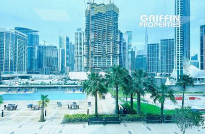 Office Space - Studio - 1 Bathroom for rent in Churchill Executive Tower - Churchill Towers - Business Bay - Dubai
