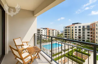 Apartment - 2 Bedrooms - 3 Bathrooms for rent in La Voile Building 1 - La Voile - Port de La Mer - La Mer - Jumeirah - Dubai