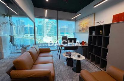 Office Space - Studio - 1 for rent in The Binary Tower - Business Bay - Dubai